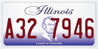 IL license plate A327946