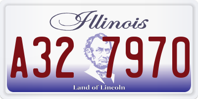 IL license plate A327970