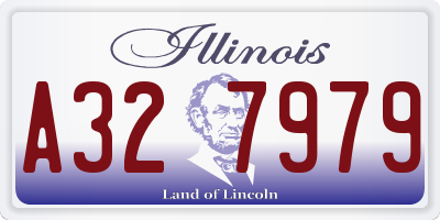 IL license plate A327979