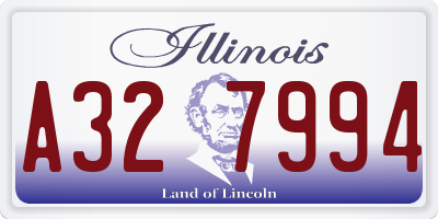 IL license plate A327994