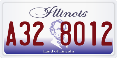 IL license plate A328012