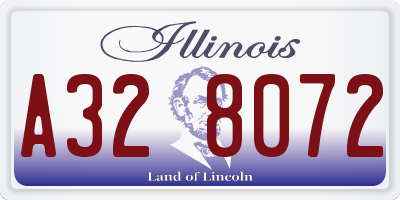 IL license plate A328072