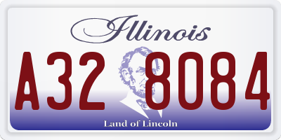 IL license plate A328084
