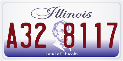 IL license plate A328117
