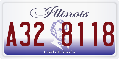 IL license plate A328118