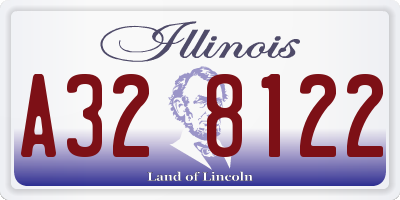 IL license plate A328122