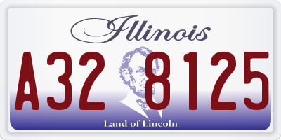 IL license plate A328125