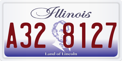 IL license plate A328127