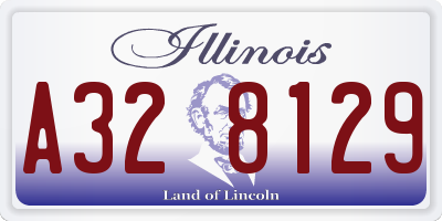 IL license plate A328129