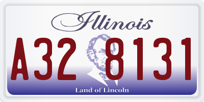 IL license plate A328131