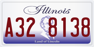 IL license plate A328138