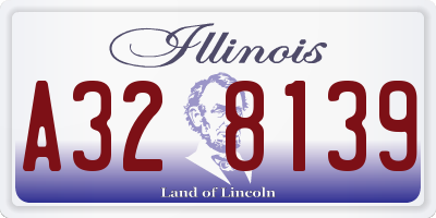 IL license plate A328139