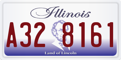 IL license plate A328161