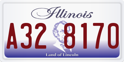 IL license plate A328170