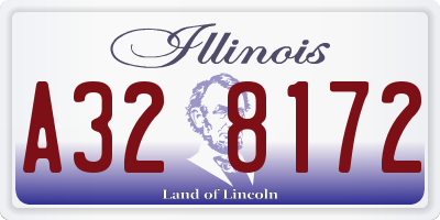 IL license plate A328172
