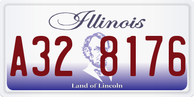 IL license plate A328176