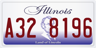 IL license plate A328196