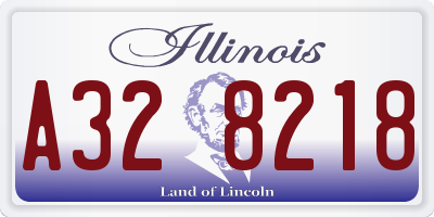 IL license plate A328218