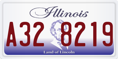 IL license plate A328219