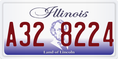 IL license plate A328224