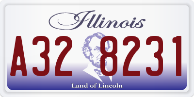 IL license plate A328231