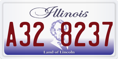 IL license plate A328237