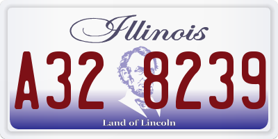 IL license plate A328239