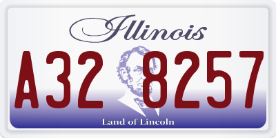 IL license plate A328257
