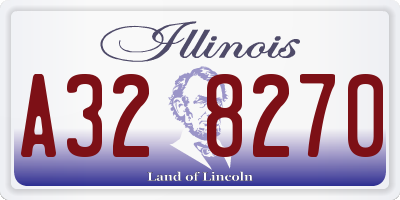IL license plate A328270