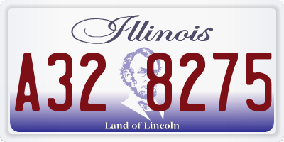 IL license plate A328275