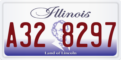 IL license plate A328297