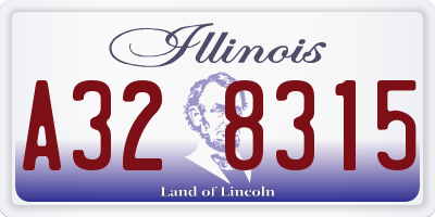 IL license plate A328315