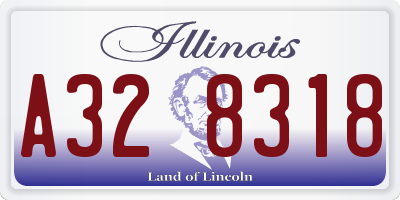 IL license plate A328318