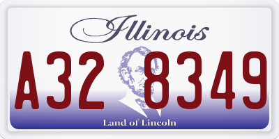 IL license plate A328349