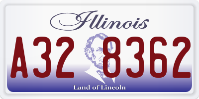 IL license plate A328362