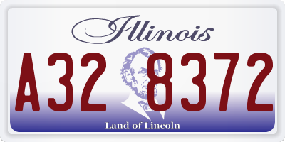IL license plate A328372