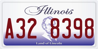 IL license plate A328398