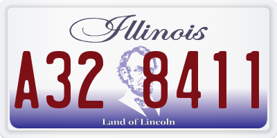 IL license plate A328411