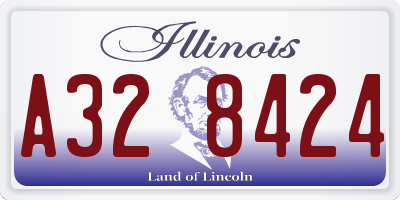 IL license plate A328424