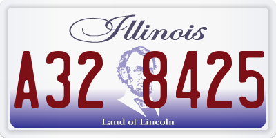 IL license plate A328425
