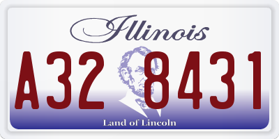 IL license plate A328431