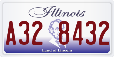 IL license plate A328432