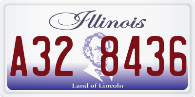 IL license plate A328436