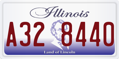 IL license plate A328440