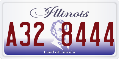 IL license plate A328444