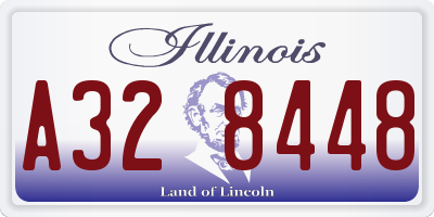 IL license plate A328448