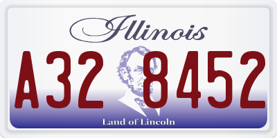 IL license plate A328452
