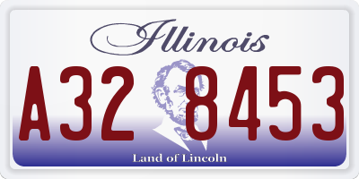 IL license plate A328453