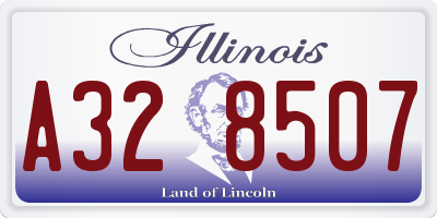 IL license plate A328507