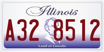 IL license plate A328512